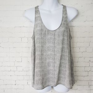 JOIE Sleeveless 100% Silk Blouse Cami X-Small Gray